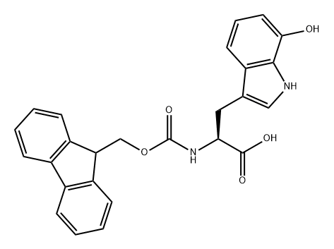 L-Tryptophan, N-[(9H-fluoren-9-ylmethoxy)carbonyl]-7-hydroxy- Structural