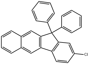 11H-?Benzo[b]?fluorene, 2-?chloro-?11,?11-?diphenyl- Structural