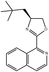 Isoquinoline, 1-[(4S)-4-(2,2-dimethylpropyl)-4,5-dihydro-2-oxazolyl]- Structural