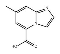 Imidazo[1,2-a]pyridine-5-carboxylic acid, 7-methyl- Structural
