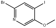 Pyridine, 2-bromo-4-iodo-5-methoxy- Structural