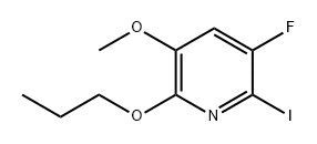 Pyridine, 3-fluoro-2-iodo-5-methoxy-6-propoxy- Structural