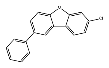 Dibenzofuran, 7-chloro-2-phenyl- Structural