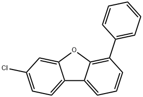 Dibenzofuran, 3-chloro-6-phenyl- Structural