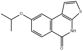 Thieno[2,3-c]isoquinolin-5(4H)-one, 8-(1-methylethoxy)- Structural
