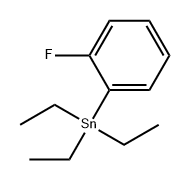 Stannane, triethyl(2-fluorophenyl)- Structural