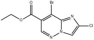 Imidazo[1,2-b]pyridazine-7-carboxylic acid, 8-bromo-2-chloro-, ethyl ester