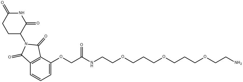 Acetamide, N-[2-[3-[3-(2-aminoethoxy)propoxy]propoxy]ethyl]-2-[[2-(2,6-dioxo-3-piperidinyl)-2,3-dihydro-1,3-dioxo-1H-isoindol-4-yl]oxy]-