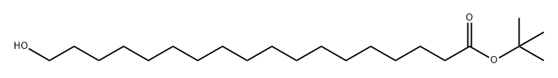 Octadecanoic acid, 18-hydroxy-, 1,1-dimethylethyl ester Structural