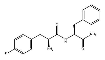 L-Phenylalaninamide, 4-fluoro-L-phenylalanyl- (9CI) Structural