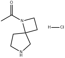 Ethanone, 1-(1,6-diazaspiro[3.4]oct-1-yl)-, hydrochloride (1:1) Structural