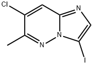 Imidazo[1,2-b]pyridazine, 7-chloro-3-iodo-6-methyl- Structural