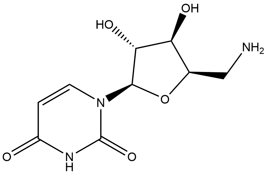 Uracil, 1-(5-amino-5-deoxy-β-D-xylofuranosyl)- (8CI) Structural