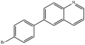 Quinoline, 6-(4-bromophenyl)- Structural
