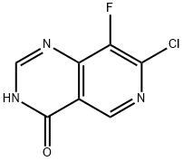 Pyrido[4,3-d]pyrimidin-4(3H)-one, 7-chloro-8-fluoro- Structural