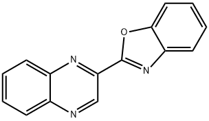 Quinoxaline, 2-(2-benzoxazolyl)- Structural