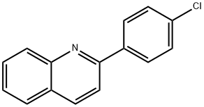 Quinoline, 2-(4-chlorophenyl)- Structural