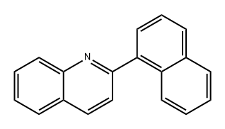 Quinoline, 2-(1-naphthalenyl)- Structural