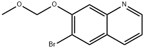 Quinoline, 6-bromo-7-(methoxymethoxy)- Structural