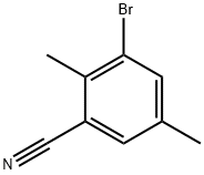 Benzonitrile, 3-bromo-2,5-dimethyl- Structural