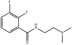 Benzamide, N-[2-(dimethylamino)ethyl]-2,3-difluoro- Structural