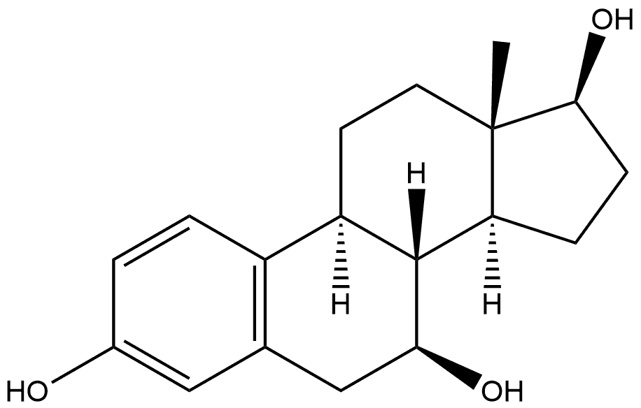 Estra-1,3,5(10)-triene-3,7,17-triol, (7β,17β)- Structural