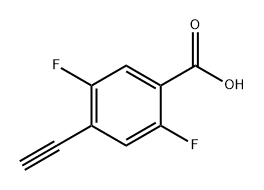 Benzoic acid, 4-ethynyl-2,5-difluoro- Structural
