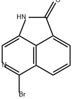 Pyrrolo[2,3,4-de]isoquinolin-2(1H)-one, 6-bromo- Structural