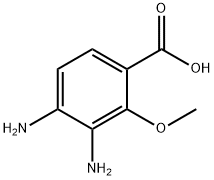 Benzoic acid, 3,4-diamino-2-methoxy- Structural