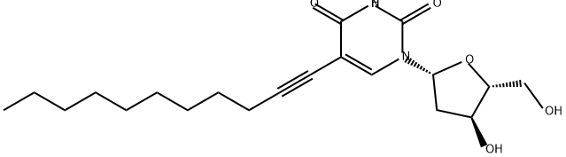 Uridine, 2'-deoxy-5-(1-undecynyl)- (9CI) Structural