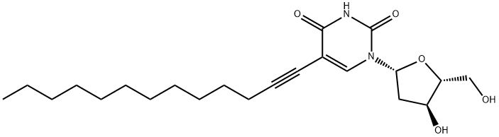 Uridine, 2'-deoxy-5-(1-tridecynyl)- (9CI) Structural
