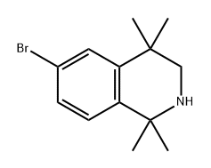 Isoquinoline, 6-bromo-1,2,3,4-tetrahydro-1,1,4,4-tetramethyl- Structural