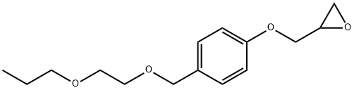 Oxirane, 2-[[4-[(2-propoxyethoxy)methyl]phenoxy]methyl]- Structural