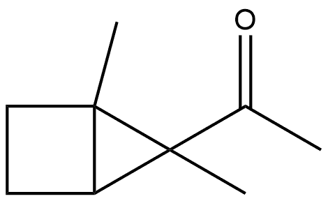 Ketone, 1,5-dimethylbicyclo[2.1.0]pent-5-yl methyl, endo- (8CI) Structural