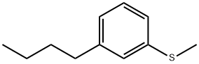 Benzene, 1-butyl-3-(methylthio)- Structural