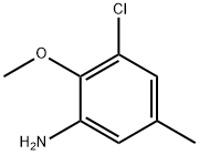 Benzenamine, 3-chloro-2-methoxy-5-methyl- Structural