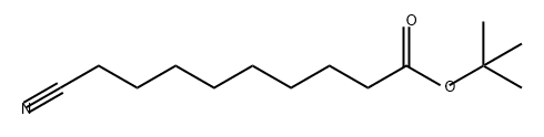 Nonanoic acid, 9-cyano-, 1,1-dimethylethyl ester Structural