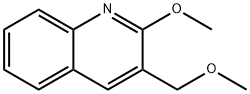 Quinoline, 2-methoxy-3-(methoxymethyl)- Structural