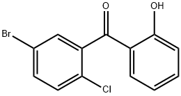 Methanone, (5-bromo-2-chlorophenyl)(2-hydroxyphenyl)- Structural