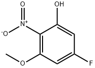 Phenol, 5-fluoro-3-methoxy-2-nitro- Structural