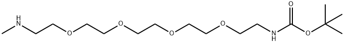 t-Boc-N-amido-PEG5-methylamine Structural