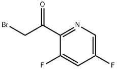 Ethanone, 2-bromo-1-(3,5-difluoro-2-pyridinyl)- Structural