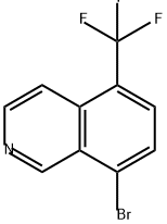 Isoquinoline, 8-bromo-5-(trifluoromethyl)- Structural