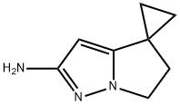 Spiro[cyclopropane-1,4'-[4H]pyrrolo[1,2-b]pyrazol]-2'-amine, 5',6'-dihydro- Structural