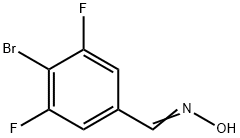 Benzaldehyde, 4-bromo-3,5-difluoro-, oxime Structural