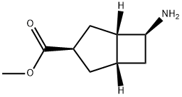 rac-methyl (1R,3S,5R,6R)-6-aminobicyclo[3.2.0]heptane-3-carboxylate hydrochloride Structural