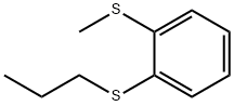 Benzene, 1-(methylthio)-2-(propylthio)- Structural