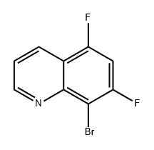 Quinoline, 8-bromo-5,7-difluoro- Structural