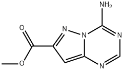 methyl
4-aminopyrazolo[1,5-a][1,3,5]triazine-7-carboxylat
e Structural