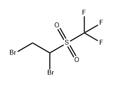 Ethane, 1,2-dibromo-1-[(trifluoromethyl)sulfonyl]- Structural